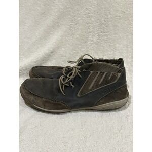 Merrell Vibram Barefoot Chukka Boots Size 13  Orbit Glove Leather Shoes Brown
